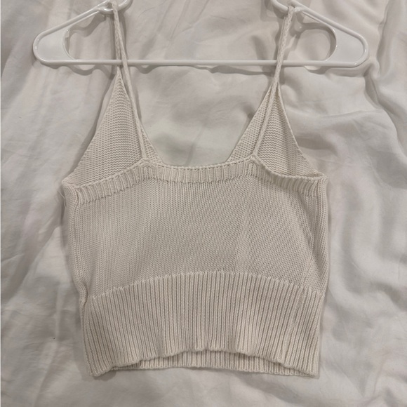 White Crochet Tank - Picture 2 of 2